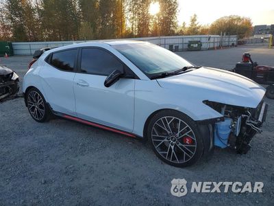 Czwarte zdjęcie samochodu z boku: 2020 HYUNDAI VELOSTER N BASE VIN:KMHT36AH6LU003358 - miniatura