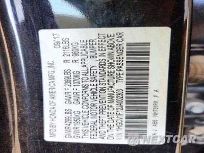 Zdjęcie 12 z 12 samochodu: 2018 HONDA ACCORD LX VIN:1HGCV1F12JA002303 - miniatura