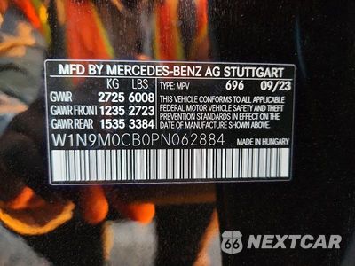 Zdjęcie 13 z 13 samochodu: 2023 MERCEDES-BENZ EQB 250+ VIN:W1N9M0CB0PN062884 - miniatura