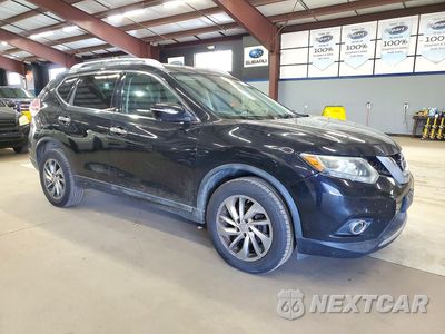 Czwarte zdjęcie samochodu z boku: 2014 NISSAN ROGUE SL VIN:5N1AT2MVXEC810430 - miniatura