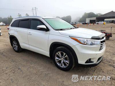Czwarte zdjęcie samochodu z boku: 2015 TOYOTA HIGHLANDER XLE VIN:5TDKKRFH8FS112345 - miniatura