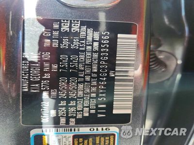 Zdjęcie 13 z 13 samochodu: 2023 KIA TELLURIDE S VIN:5XYP64GC3PG335665 - miniatura