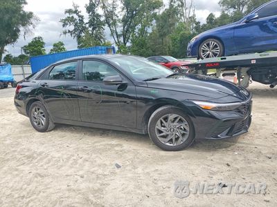 Czwarte zdjęcie samochodu z boku: 2026 HYUNDAI ELANTRA HYBRID BLUE VIN:KMHLM4DJ9TU209581 - miniatura
