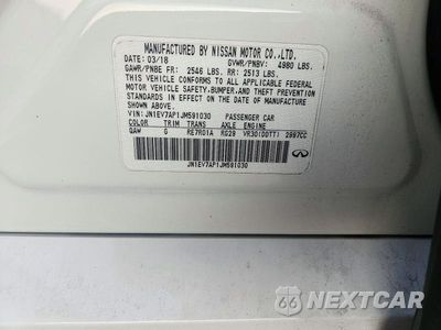 Zdjęcie 12 z 12 samochodu: 2018 INFINITI Q50 3.0T LUXE VIN:JN1EV7AP1JM591030 - miniatura