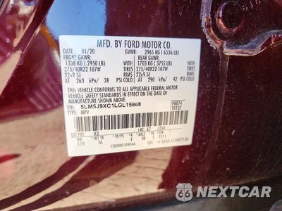 Zdjęcie 13 z 13 samochodu: 2020 LINCOLN AVIATOR BLACK LABEL VIN:5LM5J9XC1LGL15868 - miniatura