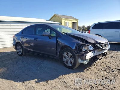 Czwarte zdjęcie samochodu z boku: 2015 HONDA CIVIC LX VIN:2HGFB2F55FH543255 - miniatura