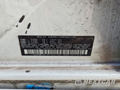 Zdjęcie 12 z 12 samochodu: 2019 SUBARU IMPREZA SPORT VIN:4S3GKAJ61K3609925 - miniatura