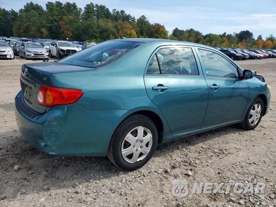 Trzecie zdjęcie samochodu z tyłu: 2009 TOYOTA COROLLA BASE VIN:JTDBL40E59J001364 - miniatura