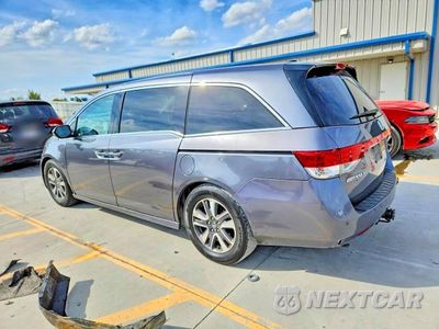 Drugie zdjęcie samochodu z przodu: 2016 HONDA ODYSSEY TOURING VIN:5FNRL5H96GB145649 - miniatura
