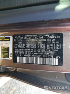 Zdjęcie 13 z 13 samochodu: 2014 HYUNDAI SANTA FE LIMITED VIN:KM8SR4HF9EU081705 - miniatura