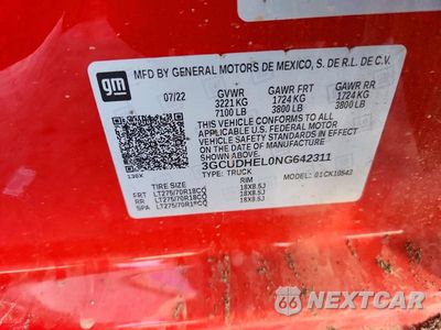 Zdjęcie 12 z 12 samochodu: 2022 CHEVROLET SILVERADO K1500 ZR2 VIN:3GCUDHEL0NG642311 - miniatura