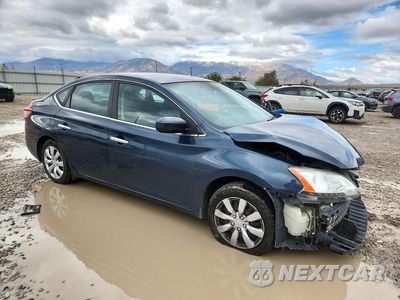 Czwarte zdjęcie samochodu z boku: 2013 NISSAN SENTRA S VIN:3N1AB7AP5DL731487 - miniatura