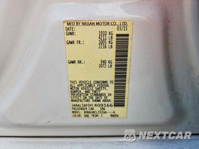 Zdjęcie 12 z 12 samochodu: 2015 NISSAN ALTIMA 2.5 SV VIN:1N4AL3AP3FC409566 - miniatura