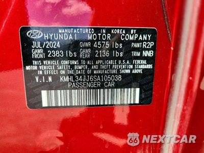 Zdjęcie 12 z 12 samochodu: 2025 HYUNDAI SONATA HYBRID SEL VIN:KMHL34JJ6SA105038 - miniatura