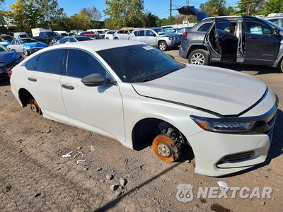 Czwarte zdjęcie samochodu z boku: 2018 HONDA ACCORD SPORT VIN:1HGCV1F33JA161770 - miniatura