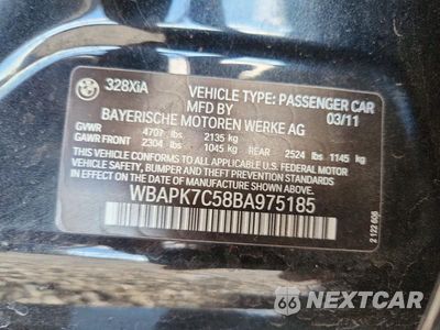 Zdjęcie 12 z 12 samochodu: 2011 BMW 328 XI VIN:WBAPK7C58BA975185 - miniatura