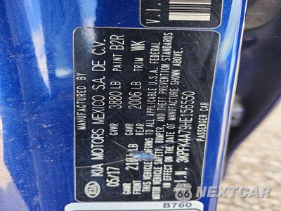 Zdjęcie 12 z 12 samochodu: 2017 KIA FORTE LX VIN:3KPFK4A79HE156550 - miniatura