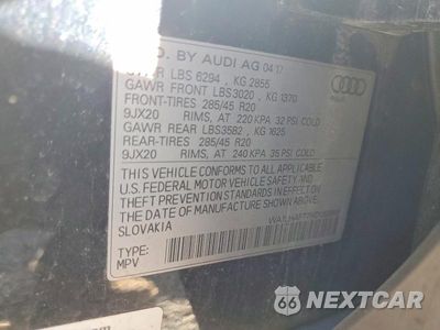Zdjęcie 13 z 13 samochodu: 2017 AUDI Q7 PREMIUM PLUS VIN:WA1LHAF77HD053888 - miniatura