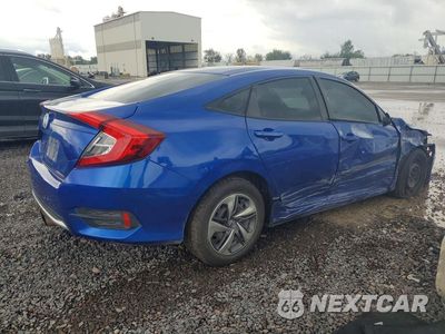 Trzecie zdjęcie samochodu z tyłu: 2021 HONDA CIVIC LX VIN:2HGFC2F6XMH551936 - miniatura