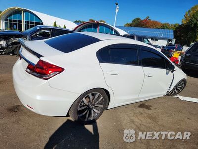 Trzecie zdjęcie samochodu z tyłu: 2015 HONDA CIVIC EXL VIN:19XFB2F91FE257531 - miniatura