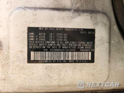 Zdjęcie 13 z 13 samochodu: 2015 SUBARU LEGACY 2.5I LIMITED VIN:4S3BNBN6XF3024669 - miniatura
