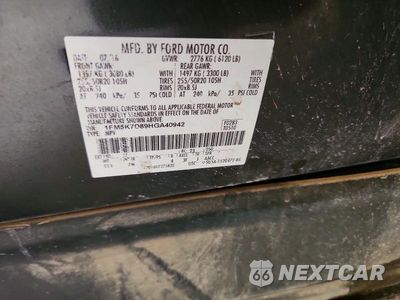 Zdjęcie 13 z 13 samochodu: 2017 FORD EXPLORER XLT VIN:1FM5K7D89HGA40942 - miniatura