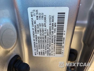 Zdjęcie 12 z 12 samochodu: 2014 HONDA CR-V EX VIN:2HKRM4H58EH697625 - miniatura