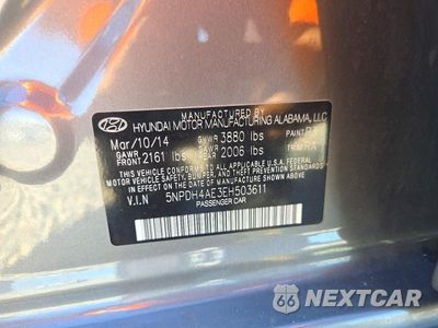 Zdjęcie 12 z 12 samochodu: 2014 HYUNDAI ELANTRA SE VIN:5NPDH4AE3EH503611 - miniatura