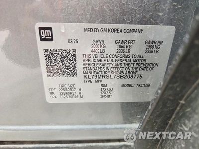 Zdjęcie 14 z 14 samochodu: 2025 CHEVROLET TRAILBLAZER LT VIN:KL79MRSL7SB208775 - miniatura