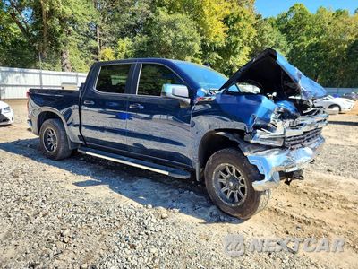 Czwarte zdjęcie samochodu z boku: 2019 CHEVROLET SILVERADO K1500 LT VIN:3GCUYDEDXKG204428 - miniatura