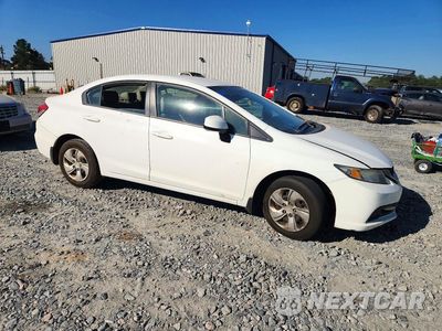 Czwarte zdjęcie samochodu z boku: 2013 HONDA CIVIC LX VIN:19XFB2F53DE006178 - miniatura
