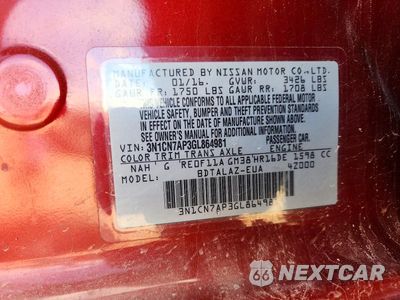 Zdjęcie 13 z 13 samochodu: 2016 NISSAN VERSA 1.6 S PLUS VIN:3N1CN7AP3GL864981 - miniatura