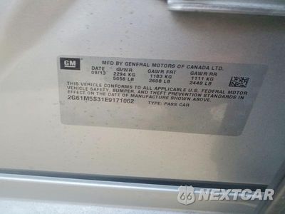Zdjęcie 12 z 12 samochodu: 2014 CADILLAC XTS LUXURY COLLECTION VIN:2G61M5S31E9171062 - miniatura