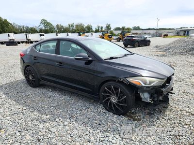 Czwarte zdjęcie samochodu z boku: 2018 HYUNDAI ELANTRA SPORT VIN:KMHD04LB7JU479061 - miniatura