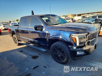 Czwarte zdjęcie samochodu z boku: 2025 FORD F150 PLATINUM VIN:1FTFW7LD7SFA01906 - miniatura