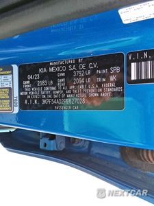 Zdjęcie 12 z 13 samochodu: 2023 KIA FORTE GT LINE VIN:3KPF54AD2PE627028 - miniatura