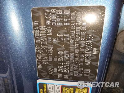 Zdjęcie 12 z 12 samochodu: 2023 KIA NIRO WIND VIN:KNDCR3L17P5034037 - miniatura