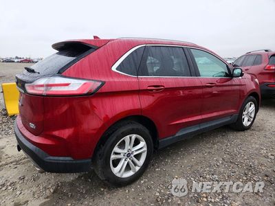 Trzecie zdjęcie samochodu z tyłu: 2019 FORD EDGE SEL VIN:2FMPK4J96KBB50107 - miniatura