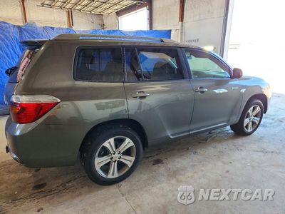 Trzecie zdjęcie samochodu z tyłu: 2009 TOYOTA HIGHLANDER SPORT VIN:JTEES43AX92120395 - miniatura