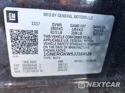 Zdjęcie 13 z 13 samochodu: 2018 CHEVROLET TRAVERSE LT VIN:1GNERGKW5JJ164529 - miniatura