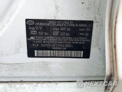 Zdjęcie 12 z 12 samochodu: 2018 HYUNDAI SONATA SEL VIN:5NPE34AF3JH641803 - miniatura