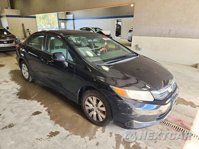 Czwarte zdjęcie samochodu z boku: 2012 HONDA CIVIC LX VIN:19XFB2F59CE357188 - miniatura