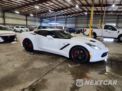 Czwarte zdjęcie samochodu z boku: 2018 CHEVROLET CORVETTE STINGRAY Z51 1LT VIN:1G1YH2D7XJ5100649 - miniatura