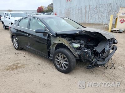 Czwarte zdjęcie samochodu z boku: 2018 HYUNDAI SONATA SE VIN:5NPE24AFXJH653434 - miniatura