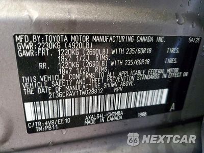 Zdjęcie 13 z 13 samochodu: 2026 TOYOTA RAV4 XLE PREMIUM VIN:2T36CRAV1TW028812 - miniatura