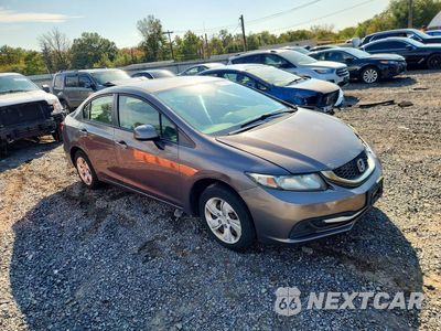 Czwarte zdjęcie samochodu z boku: 2013 HONDA CIVIC LX VIN:19XFB2F51DE260973 - miniatura