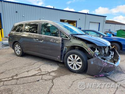 Czwarte zdjęcie samochodu z boku: 2016 HONDA ODYSSEY EXL VIN:5FNRL5H65GB002455 - miniatura