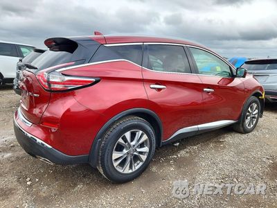 Trzecie zdjęcie samochodu z tyłu: 2018 NISSAN MURANO SL VIN:5N1AZ2MH0JN153564 - miniatura