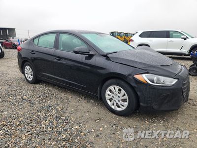 Czwarte zdjęcie samochodu z boku: 2018 HYUNDAI ELANTRA SE VIN:5NPD74LF4JH383014 - miniatura