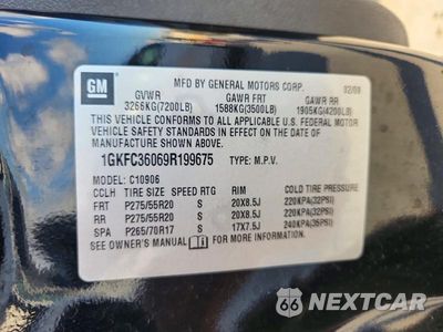 Zdjęcie 13 z 13 samochodu: 2009 GMC YUKON XL C1500 SLT VIN:1GKFC36069R199675 - miniatura